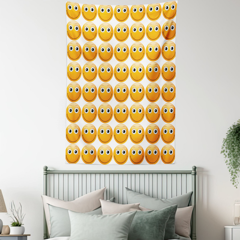 Happy Loving Face Mood Tapestry