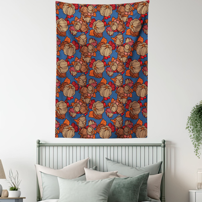 Funk Art Flower Pattern Tapestry