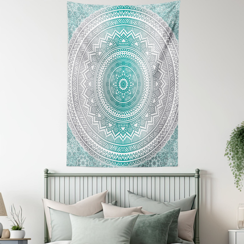 Boho Meditation Art Work Tapestry