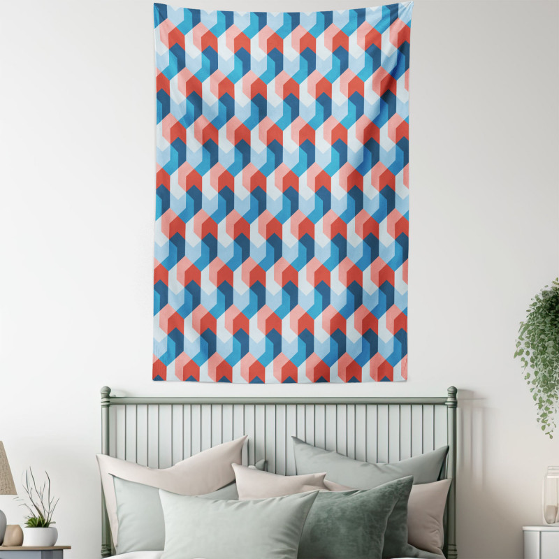 Mosaic Geometric Art Tapestry