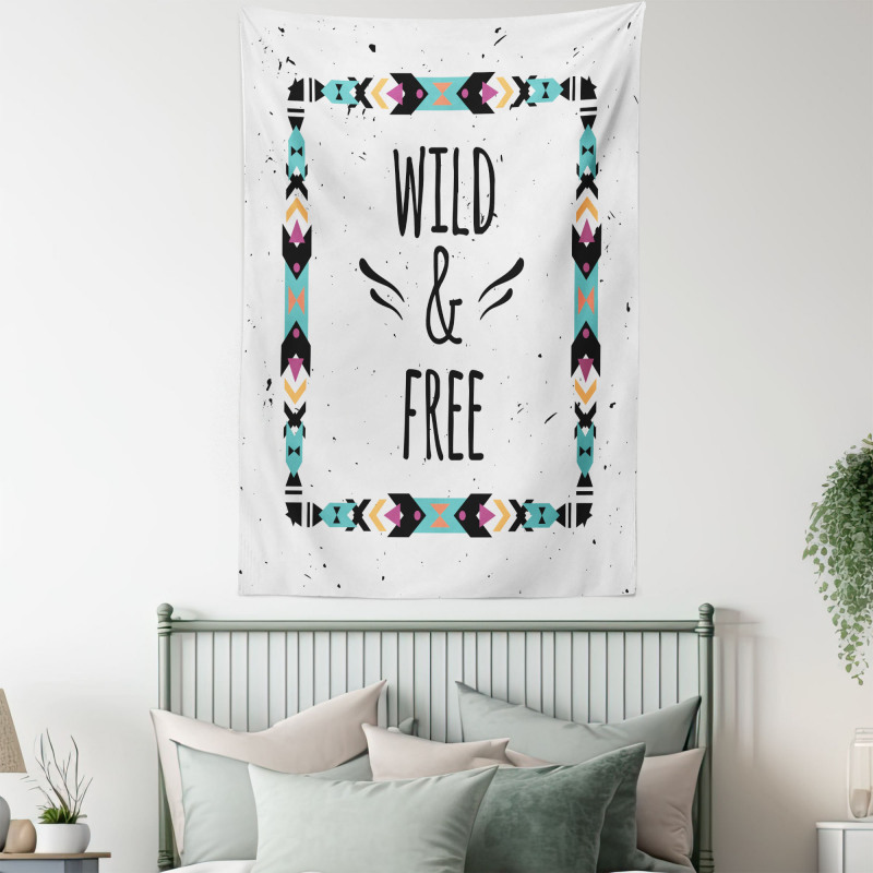 Geometric Boho Frame Tapestry