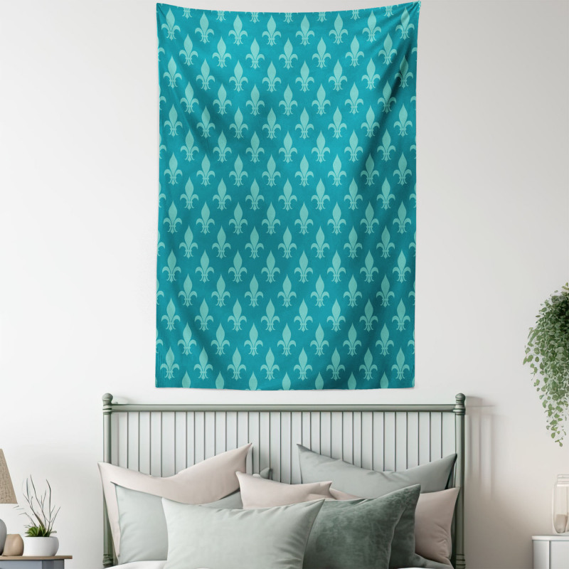 Retro Damask Pattern Tapestry