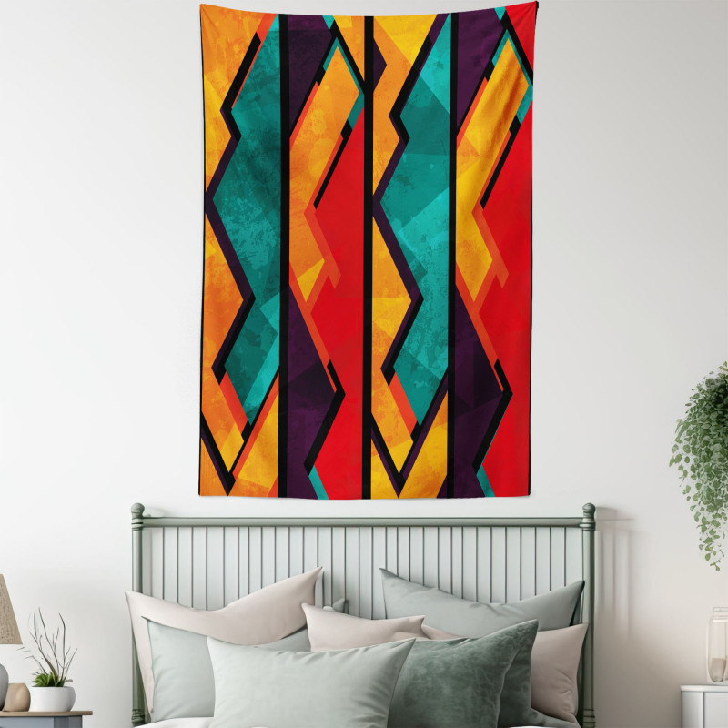 Geometric Modern Design Tapestry