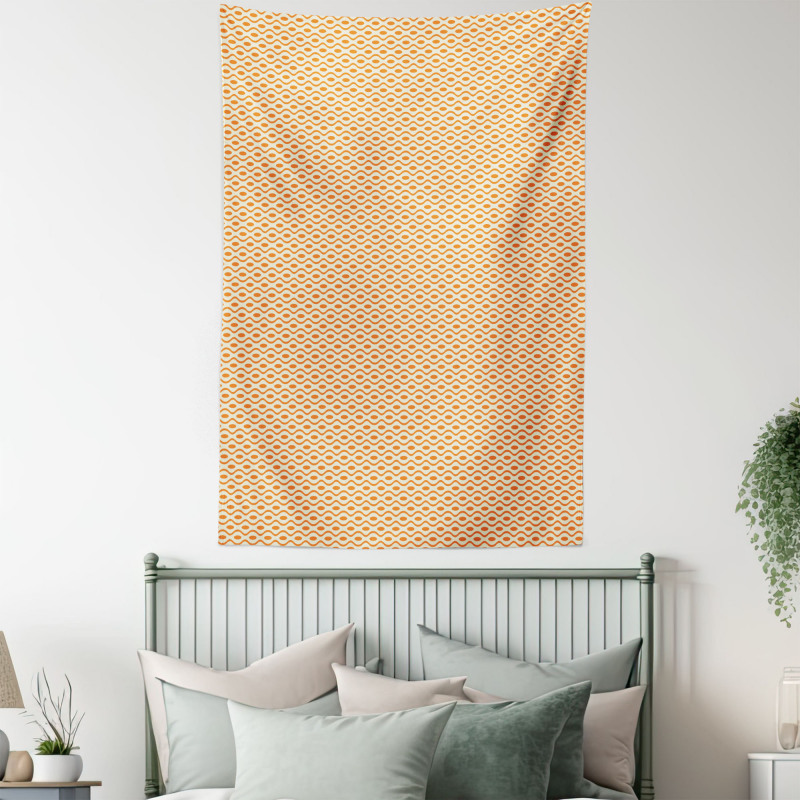 Wavy Elliptic Pattern Tapestry