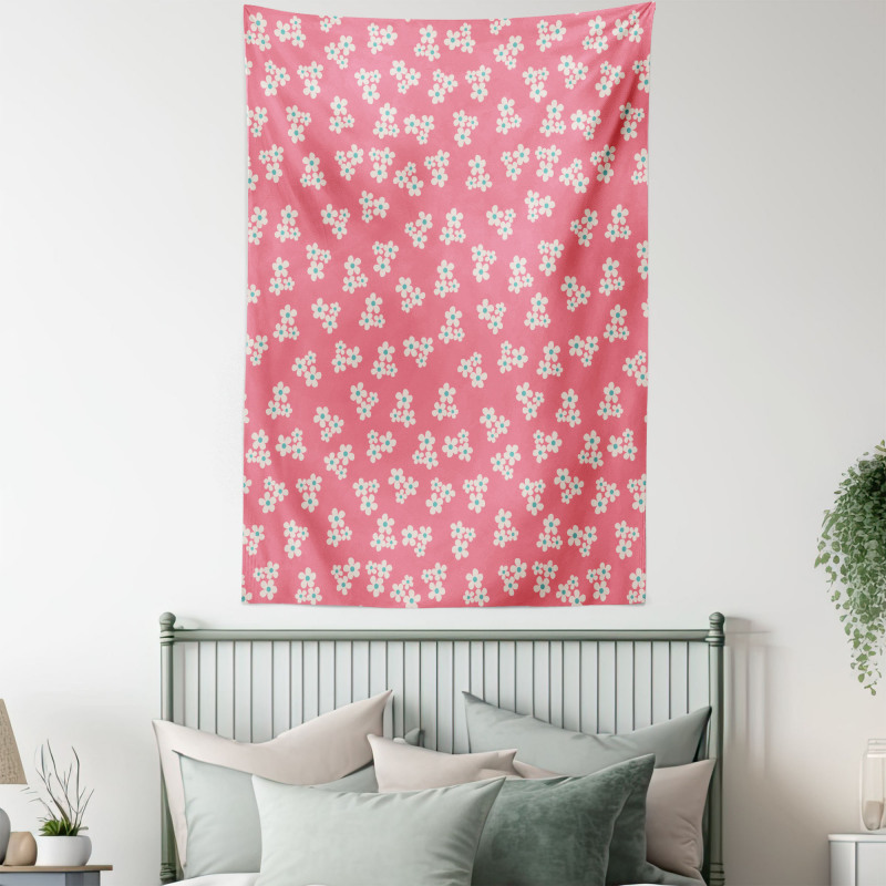 Daisies Composition Tapestry