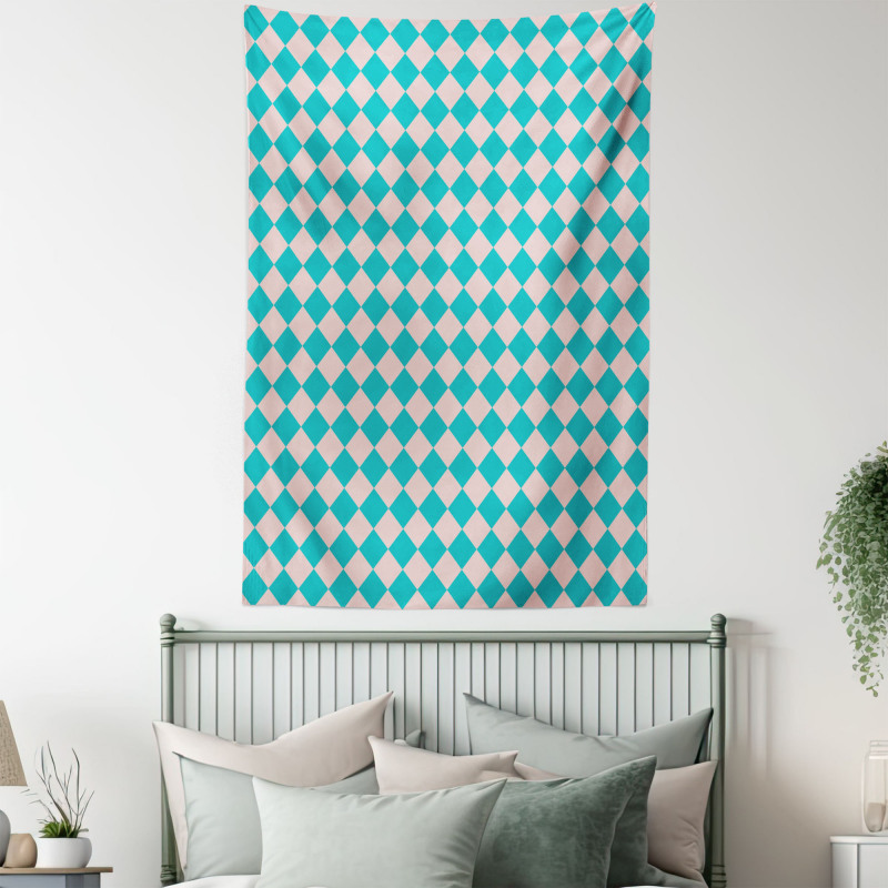 Retro Classical Tile Tapestry