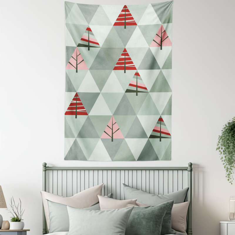 Illustration of Triangles Tapestry