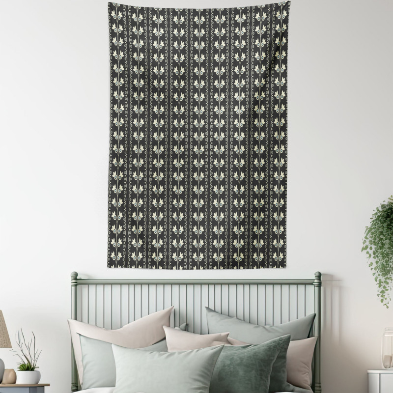 Spring Flowers Leaf Tapestry