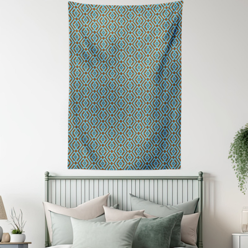 Nested Square Pattern Tapestry