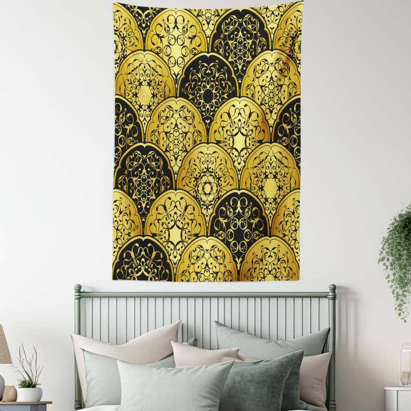 Scale Style Circles Tapestry