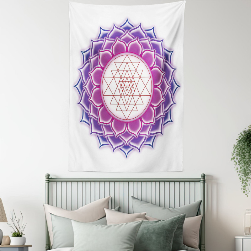 Mystical Yantra Mandala Tapestry