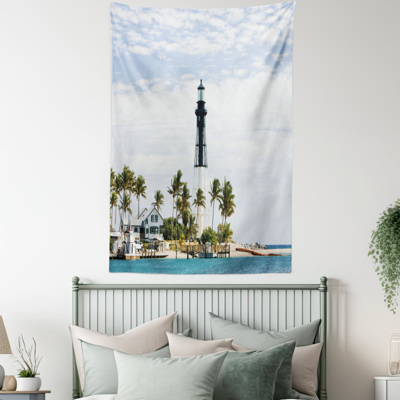 Lighthouse Palms Tapestry