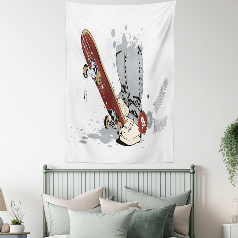 Skate and Sneakers Tapestry
