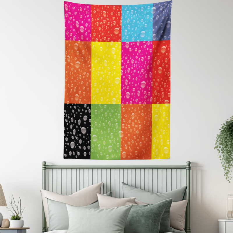 Vibrant Rainbow Colors Tapestry