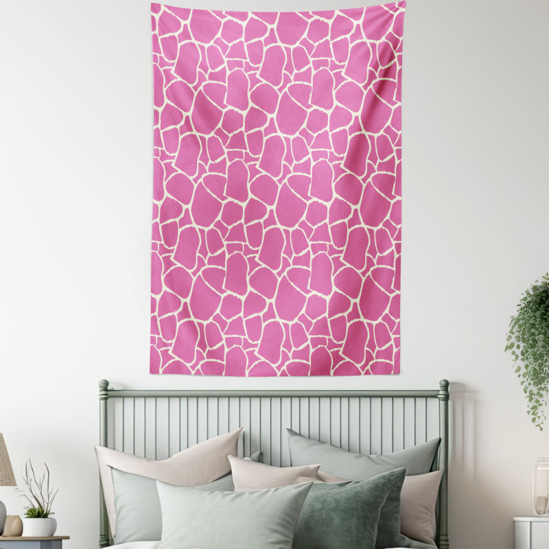 Abstract Giraffe Skin Tapestry