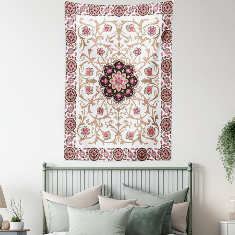 Classic Floral Details Tapestry
