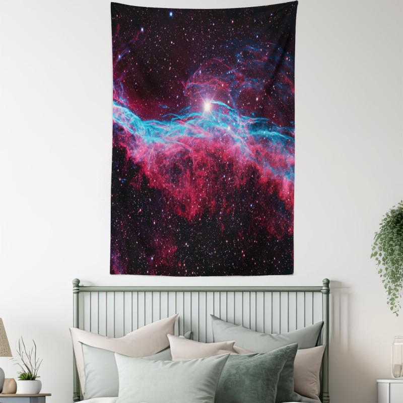 Outer Space Stars Galaxy Tapestry