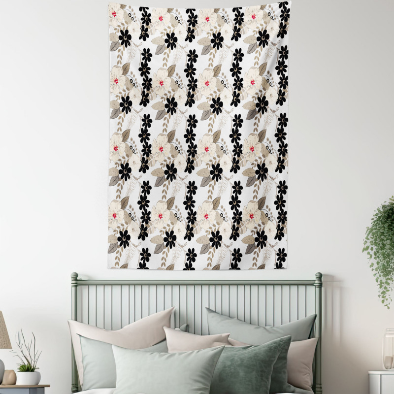 Exotic Tropical Petals Tapestry