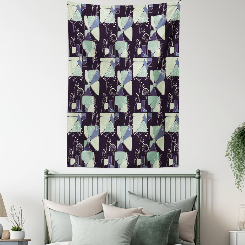 Geometric Soft Spring Tapestry