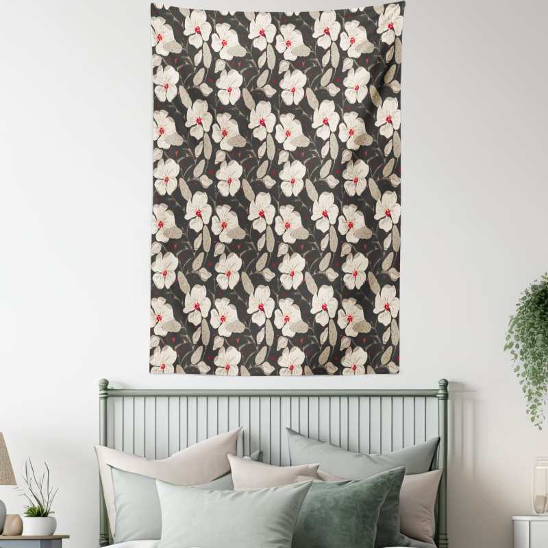 Poppy Flowers Nature Tapestry