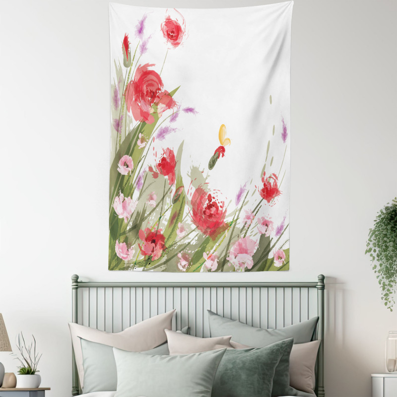 Floral Botany Tapestry