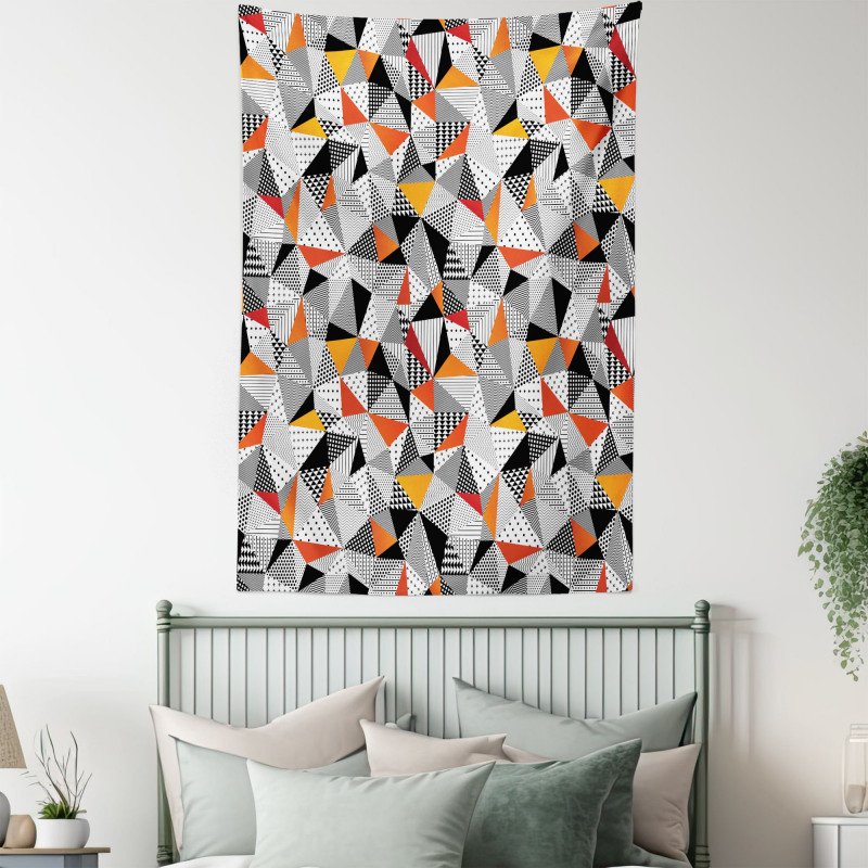 Polygonal Modern Art Tapestry