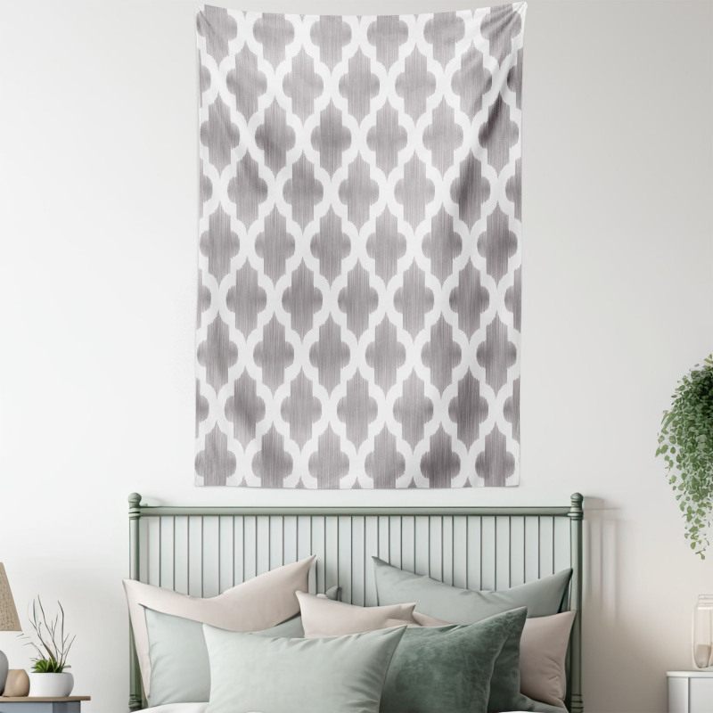 Geometric Damask Tapestry