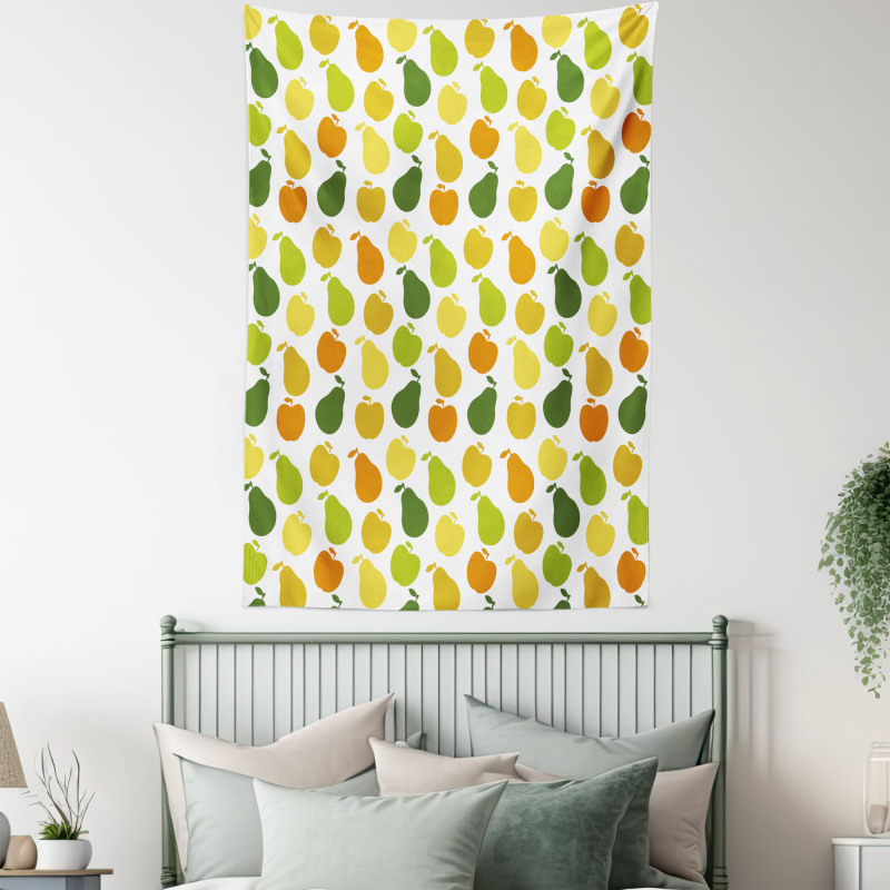 Apple Pears Fresh Garden Tapestry