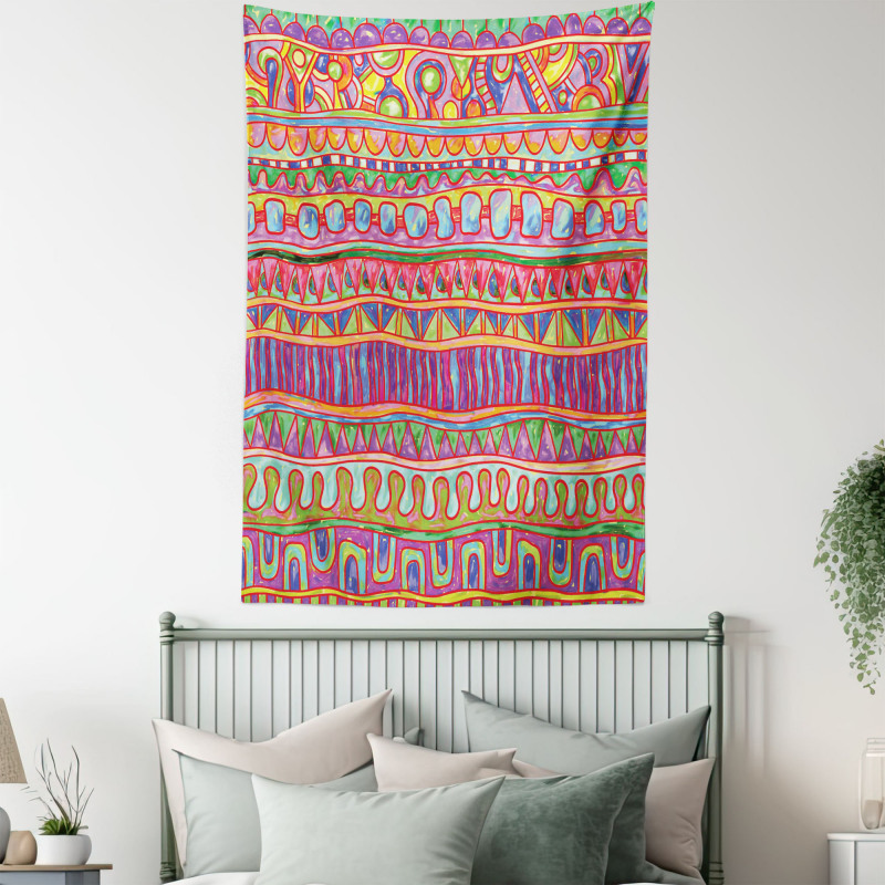 Watercolor Motif Tapestry