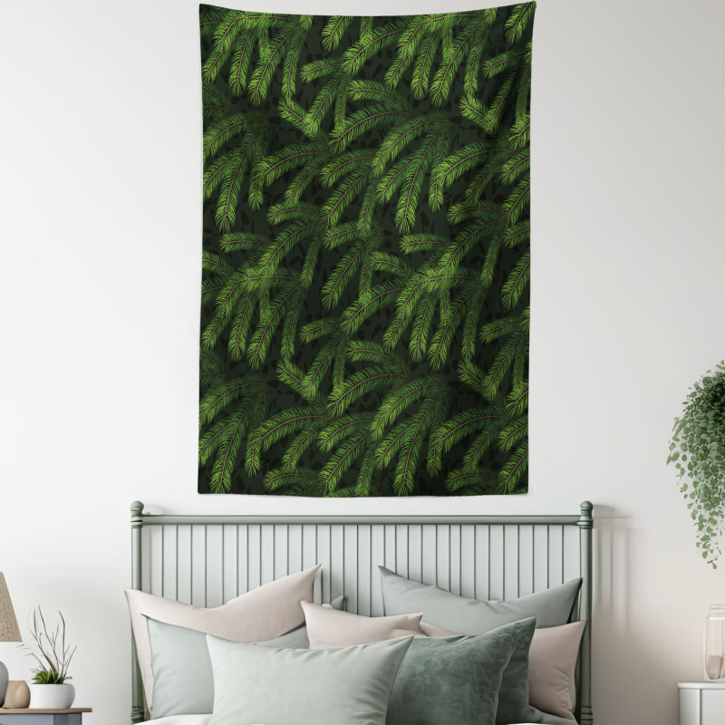 Pine Fir Coniferous Tree Tapestry