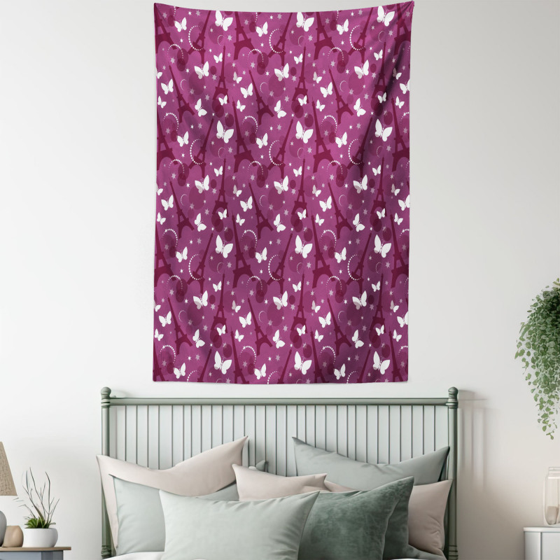 Abstract Butterflies Tapestry