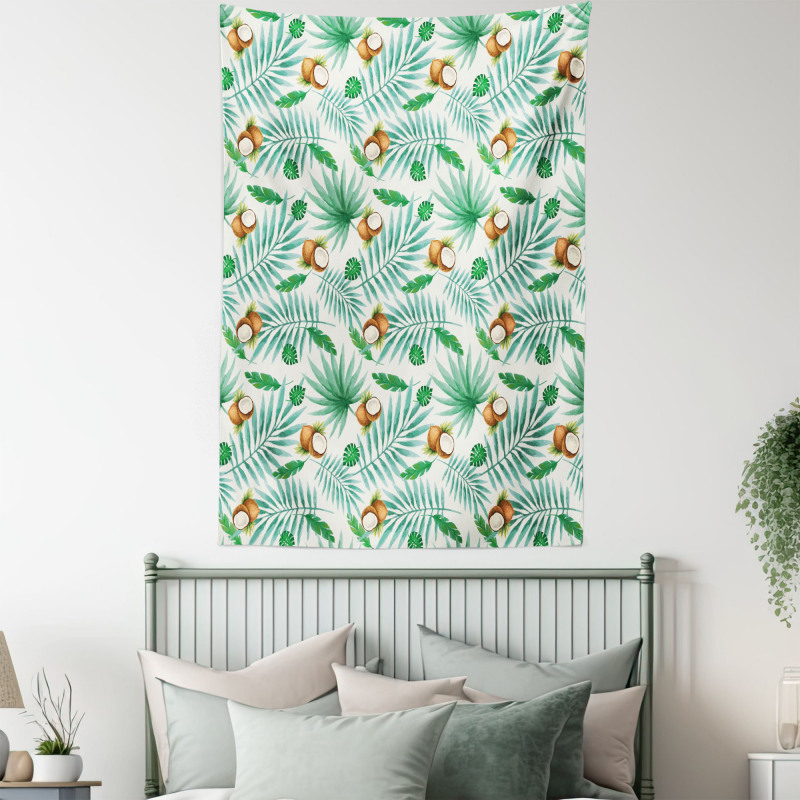 Coconut Aloha Hawaii Tapestry