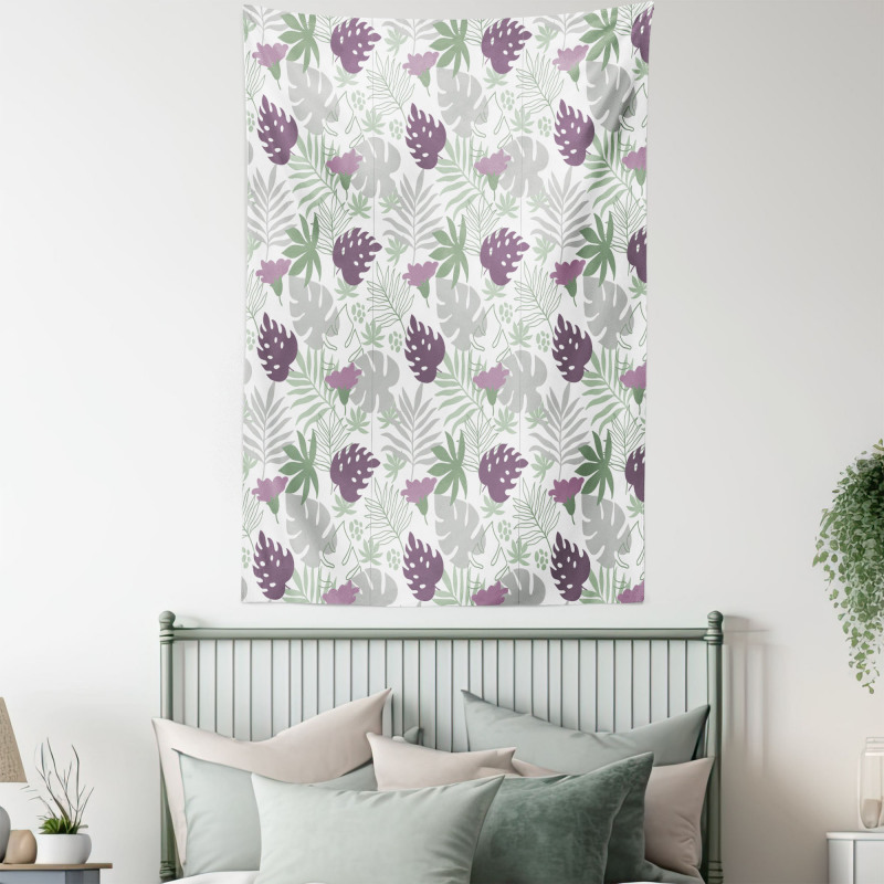 Tropical Botany Design Tapestry