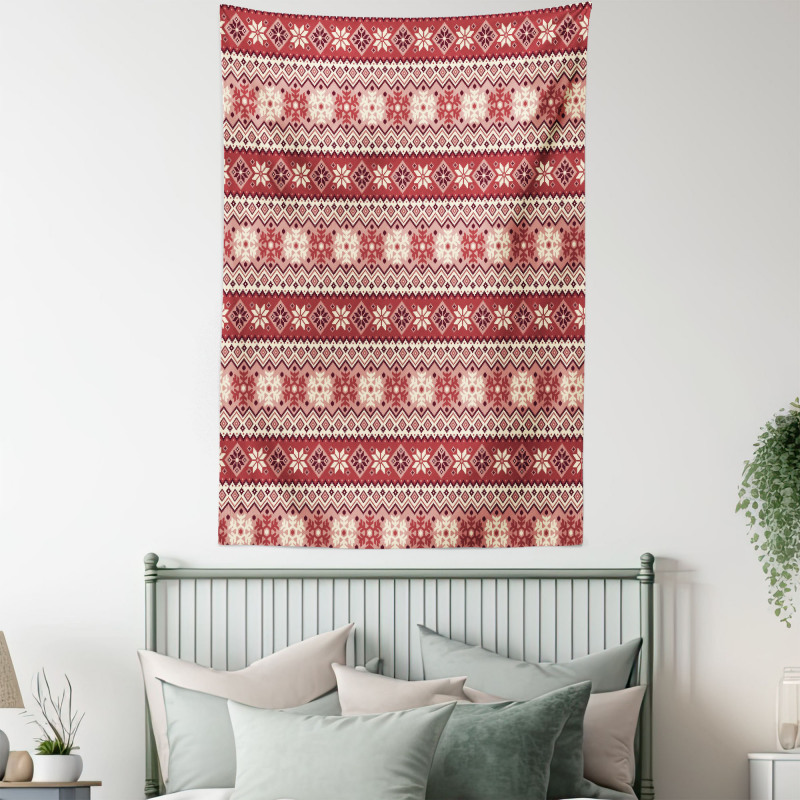 Scandinavian Xmas Snow Tapestry