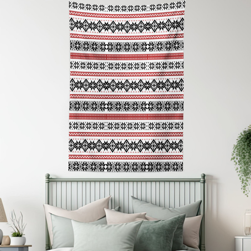 Ornate Seasonal Motifs Tapestry