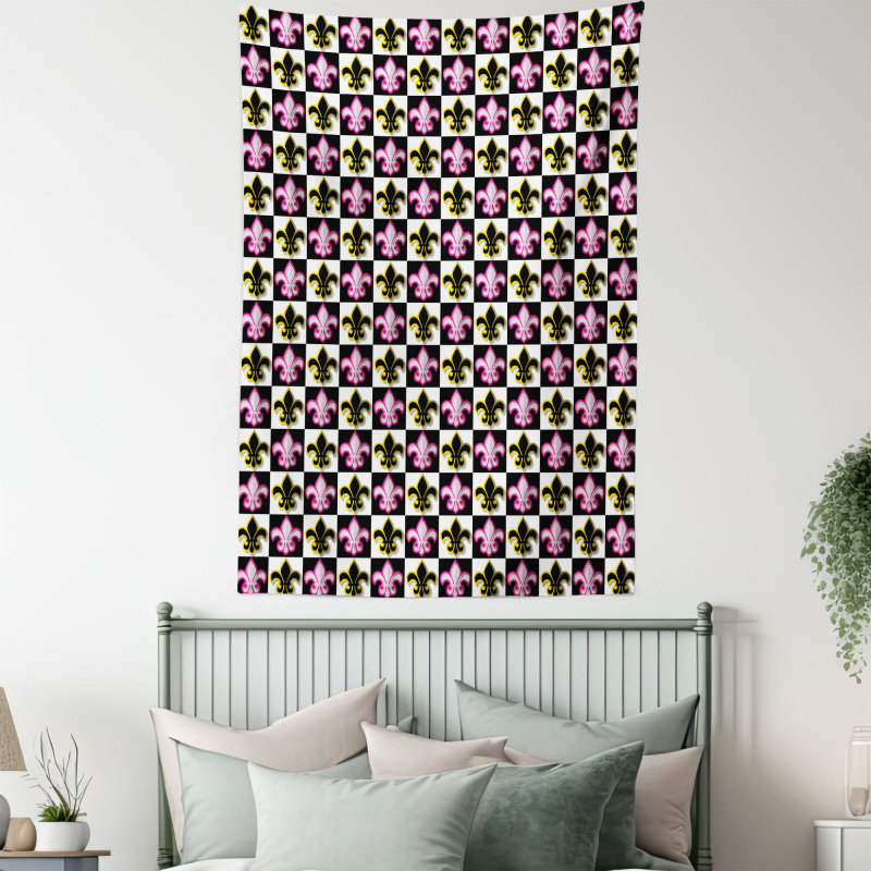 Checkered Pop Art Tapestry