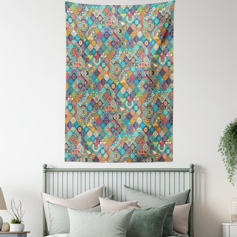 Oriental Motifs Tapestry