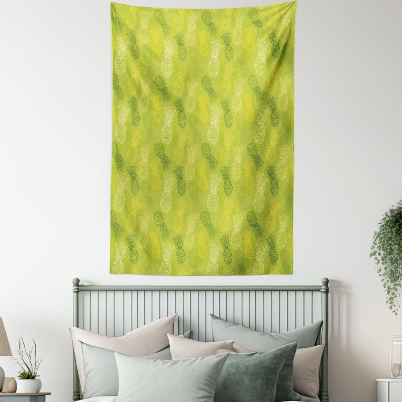 Tropical Pineapple Tapestry