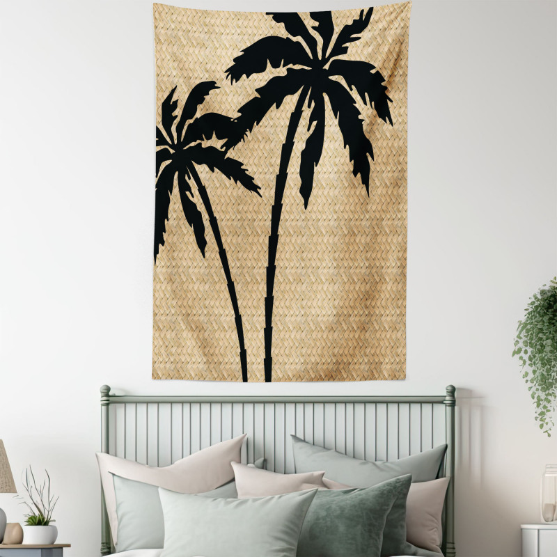 Palm Tree Silhouettes Tapestry