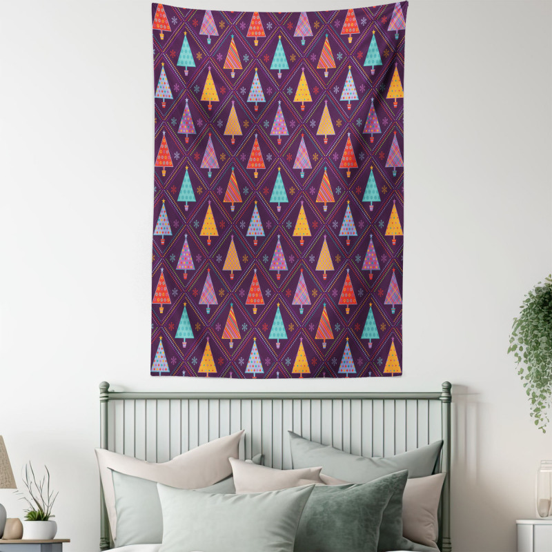 Tree Rhombus Tapestry