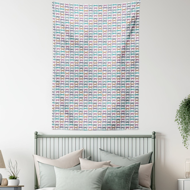 Eighties Retro Glasses Tapestry