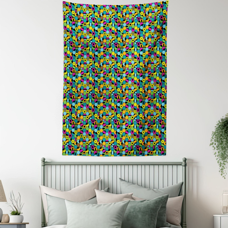 Hexagonal Geometric Tapestry