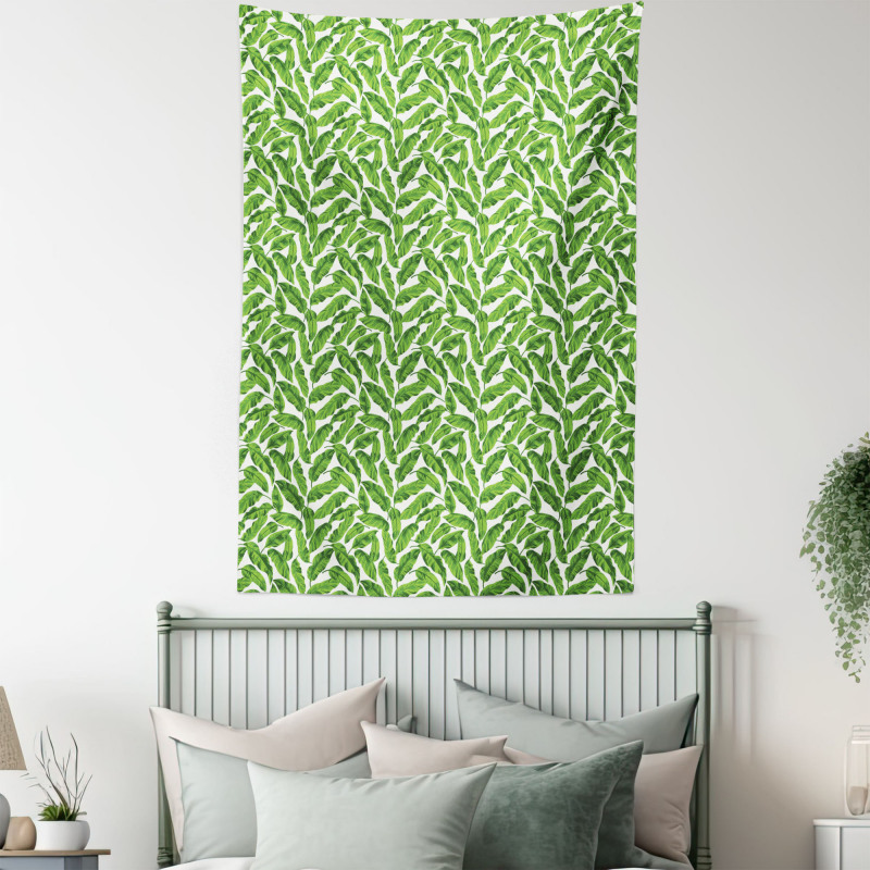 Lively Green Nature Tapestry