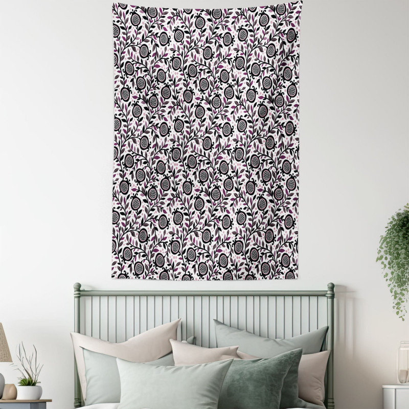 Pomegranate Floral Tapestry