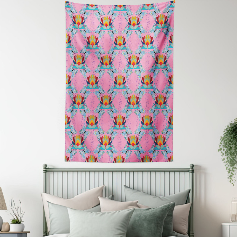 Flower of Prosperity Tapestry