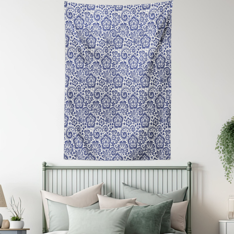 Lace Style Motifs Tapestry
