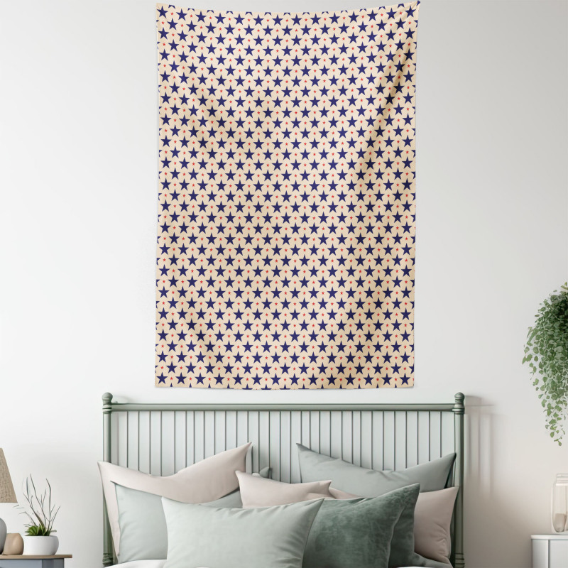 Grunge Themed Pattern Tapestry