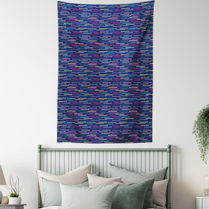 Abstract Circle Design Tapestry