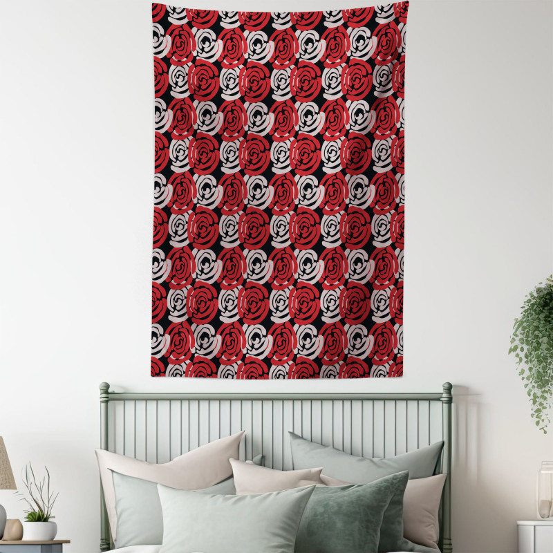 Digital Featured Rose Tapestry