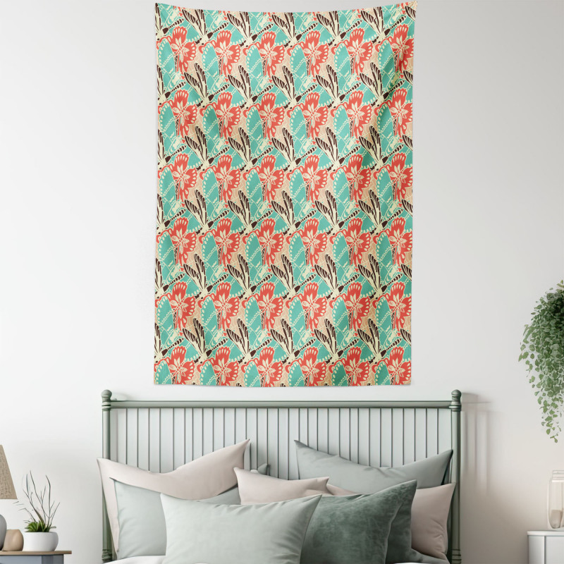 Seasonal Pastel Animals Tapestry